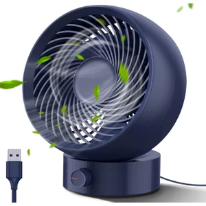Masa Fanı USB Masa Fanı, Masa Fanı Sessiz Kuvvetli Rüzgar Ev Ofis Yatak Odası Için (Yurt Dışından)