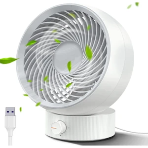 Masa Fanı USB Masa Fanı, Masa Fanı Sessiz Kuvvetli Rüzgar Ev Ofis Yatak Odası Için (Yurt Dışından)