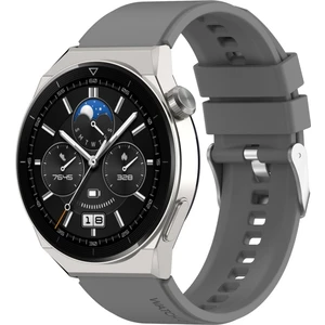 Huawei Için Silikon Izle Band Gt Gt 3 Pro 46MM 22MM Gri