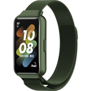 Huawei Band 7/7 Nfc Green Için Milan Metal Manyetik Izleme Bandı