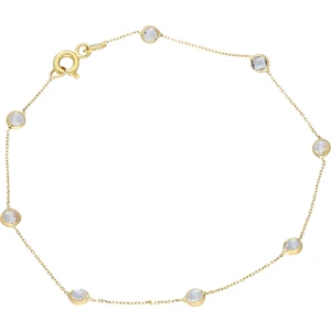 Altın Sıra Taşlı Bileklik