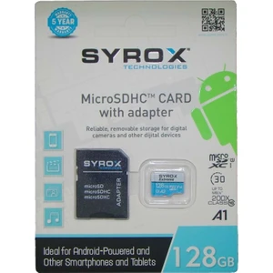 128 GB Adaptör ve Hafıza Karti Micro Sd