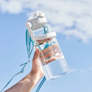 Zaman Ölçeği Şeffaf Spor Su Isıtıcıları Fildişi Beyaz (Yurt Dışından)