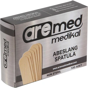 Ahşap Dil Çubuğu (Abeslang) - 100 Adet