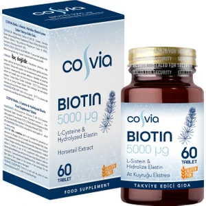 Biotin 5000 Mcg. L-Sistein, Hidrolize , At Kuyruğu Ekstresi