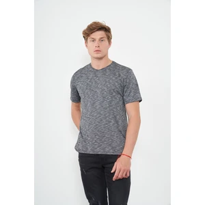 Mentality V Yaka Regular T-Shirt Siyah