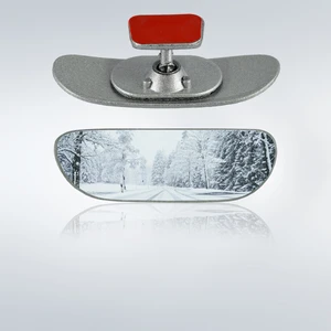 Ova 2 Yapıştırmalı Universal Iç Dikiz Aynası 13X4 cm Gri