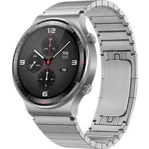 PLZ Shop Huawei Gt 3 Pro 46 mm. Gümüş İçin Toka Metal İzleme Bandı (Yurt Dışından)