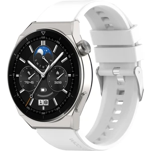PLZ Shop Huawei İçin Silikon İzle Band Gt Gt 3 Pro 46 mm. 22 mm. Beyaz (Yurt Dışından)