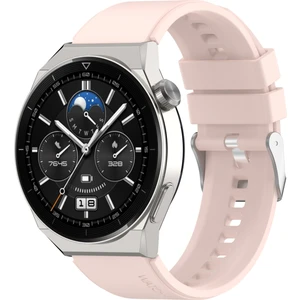 PLZ Shop Huawei İçin Silikon Saat Bandı Gt Gt 3 Pro 46 mm. 22 mm. Pembe (Yurt Dışından)