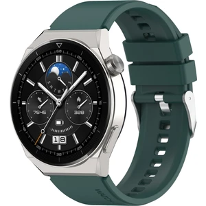 PLZ Shop Huawei İçin Silikon İzle Band Gt Gt 3 Pro 46 mm. 22 mm. Koyu Yeşil (Yurt Dışından)