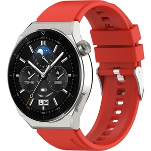 PLZ Shop Huawei İçin Silikon İzle Band Gt Gt 3 Pro 46 mm. 22 mm. Kırmızı (Yurt Dışından)