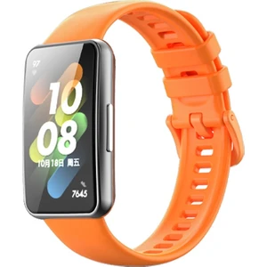 PLZ Shop Huawei Bandı 7 / Honor Bandı 7 Turuncu İçin Silikon İzle Band (Yurt Dışından)