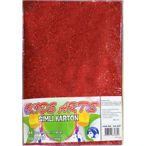 Kids Arts Simli Yapışkanlı Karton A4 10'lu