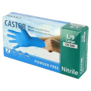 Nitril Pudrasız Mavi L Beden100'lü