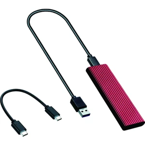 M.2 Nvme USB 3.1 Muhafaza Adaptörü Çift Sinyal 2230 Nvme SSD 2TB Kırmızı (Yurt Dışından)