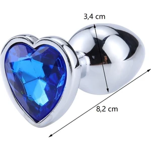 Heart Shape Metal Anal Plug  M Size