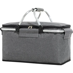 Büyük Kapasiteli Katlanabilir Yalıtımlı Piknik Çantası - 40X23X20CM (Yurt Dışından)