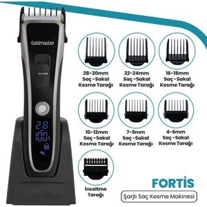Fortis GM-8112 Şarjlı Saç Kesme Makinesi
