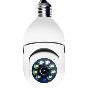 360 Ptz Ip Kamera Gece Görüş Kablosuz Akıllı Ampul Wifi Camera