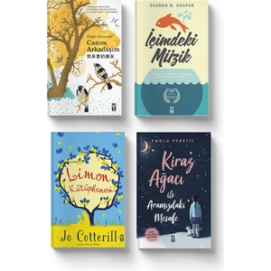 Tatil Seti - 2  Canım Arkadaşım - İçimdeki Müzik - Limon Kütüphanesi -Kiraz Ağacı İle Aramızdaki Mesafe 4 Kitap Set