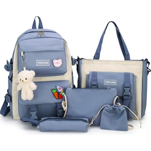 Istanbul Store 4'lü Büyük Kapasiteli Okul Çantası (Yurt Dışından)