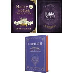 Harry Potter Evreni Büyü Kitabı - Yemek Kitabı - Dumbledore - 3 Kitap