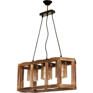 Zuhal Aydınlatma Ahşap Sarkıt Avize