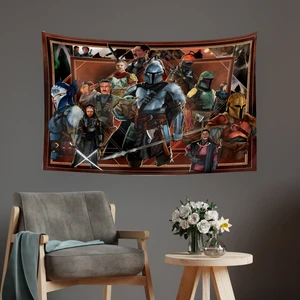 Star Wars Duvar Örtüsü Halısı 140 x 100 CM-70X100 cm