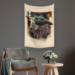 Star Wars Yoda Duvar Örtüsü Halısı 140 x 100 CM-70X100 cm