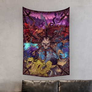 Creature War Duvar Örtüsü Halısı 140 x 100 CM-70X100 cm