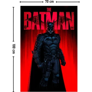 Batman Dc Duvar Örtüsü Halısı 140 x 100 CM-70X100 cm
