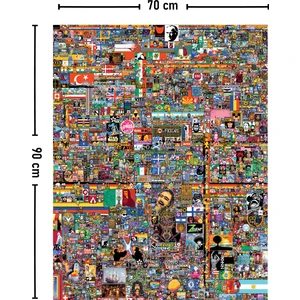 RPLACE2022 Reddit Nft Temalı Duvar Örtüsü Halısı 70X90 cm