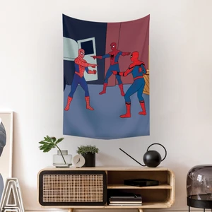 Spiderman Çizgi Roman Comic Duvar Örtüsü Halısı 70X90 cm