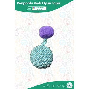 Ast Gross Pet Kedi Oyun Topu Ponponlu