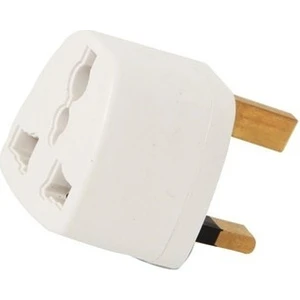 Hesapli Elektrikcim Türkiye ve Avrupa  Erkek Fişi, İngiliz / malta ve Suudi Arabistan (Hac) Fişine Dönüştürücü Aparat Plug Converter
