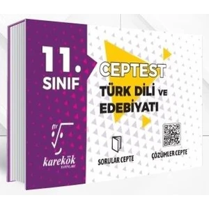Karekök Yayıncılık 11. Sınıf Cep Test Türk Dili ve Edebiyatı