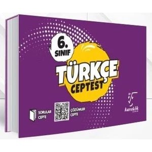 Karekök Yayıncılık  6. Sınıf Cep Test Türkçe