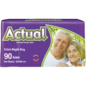 Acrual Yetişkin Hasta Bezi Extra Büyü (Xl) 120-160 Cm 90 Adet