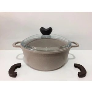 Premium 28 cm Derin Tencere/ Vizon