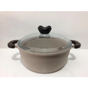 Premium 24 cm Derin Tencere/ Vizon