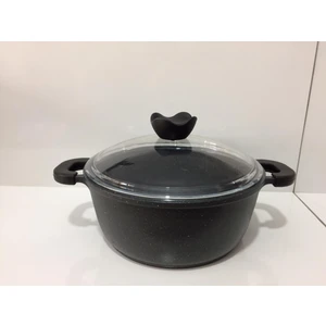 Premium 28 cm Derin Tencere/ Gri