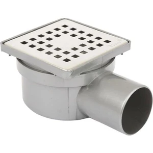10X10 Krom Çelik Kare Izgaralı Yer Süzgeci 1041-1285022-11