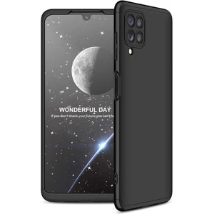 wowacs Samung Galaxy M32 ile Uyumlu Kılıf 3 Parçalı Tam Koruma Dayanıklı Soft Ince Kılıf