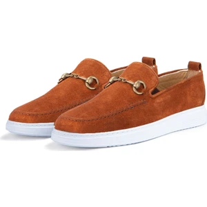 Ritzy Hakiki Deri Süet Erkek Günlük Ayakkabı Loafer Ayakkabı