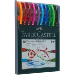 Faber 1425 0.7 mm Iğne Uçlu Tükenmez Kalem 10 Renk 5215142557