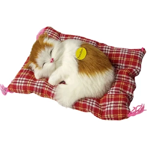 Bonanza Int Sevimli Simüle Uyuyan Kedi Oyuncak (Yurt Dışından)