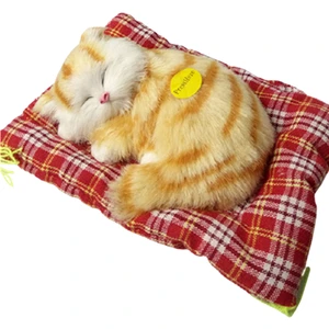 Bonanza Int Sevimli Simüle Uyuyan Kedi Oyuncak (Yurt Dışından)