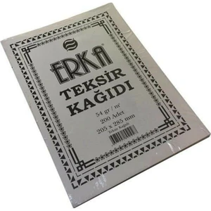 Teksir Kağıt A-4 200 Lü 54 gr