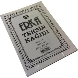 Teksir Kağıdı 200'LÜ Ekonomik 54 Gr. (27X19)
